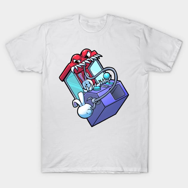 STICKER GAME MONSTER DOLL CLAW MACHINE T-Shirt by IrgiNM